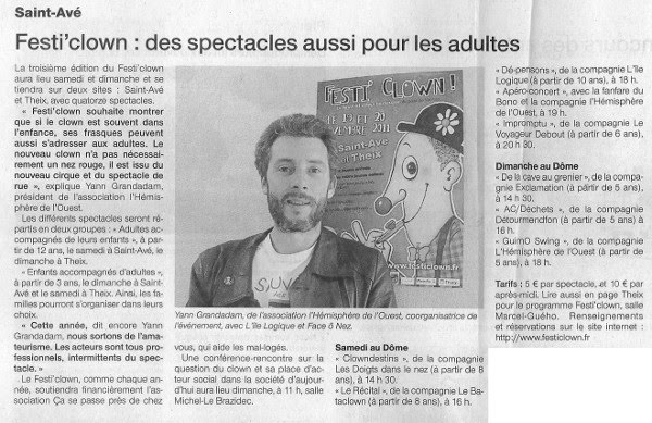 FestiClown 2011 - couverture presse - (10) OF 18-11-11 Réduit